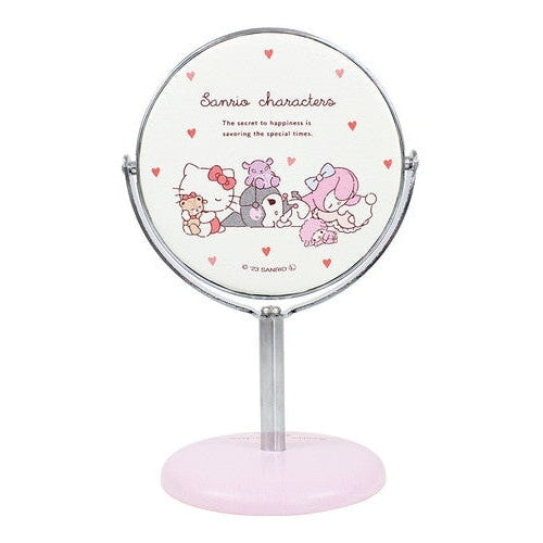 T's Factory Sanrio Standing Round Mini Mirror - Girl's Time