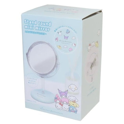 T's Factory Sanrio Standing Round Mini Mirror - Sanrio Face Collection