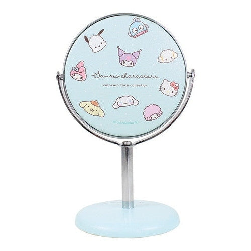 T&#39;s Factory Sanrio Standing Round Mini Mirror - Sanrio Face Collection