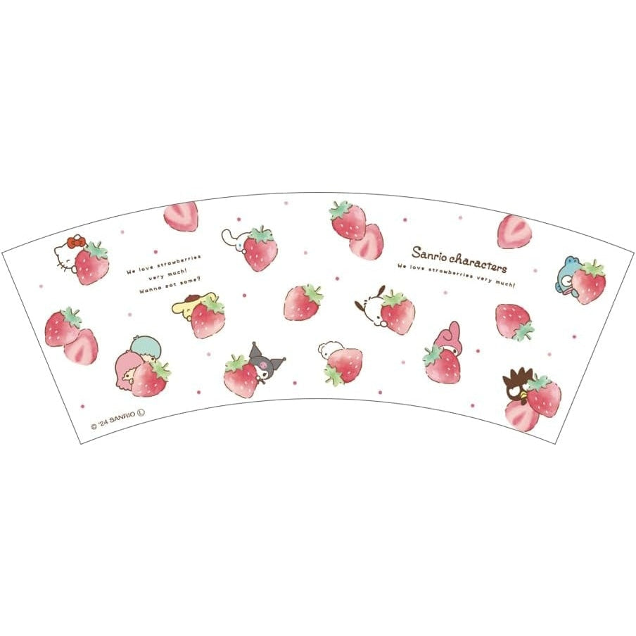 T's Factory Sanrio Strawberry Glittery Cup 190ml