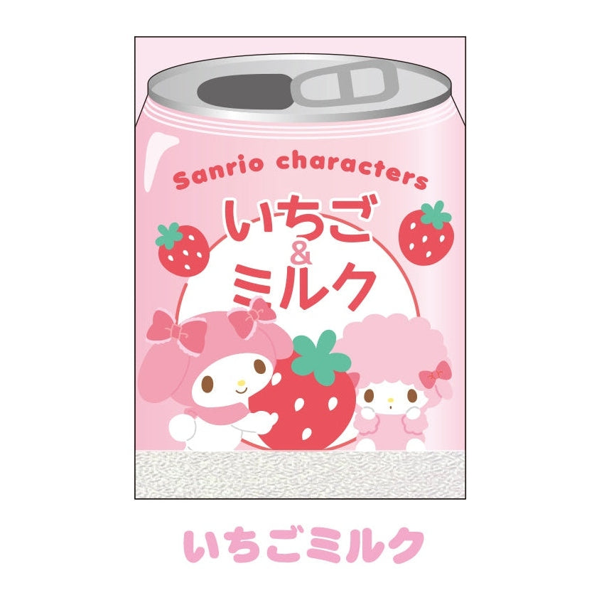 T&#39;s Factory Sanrio Strawberry Milk My Melody &amp; My Sweet Piano Pop Drink Mini Notepad