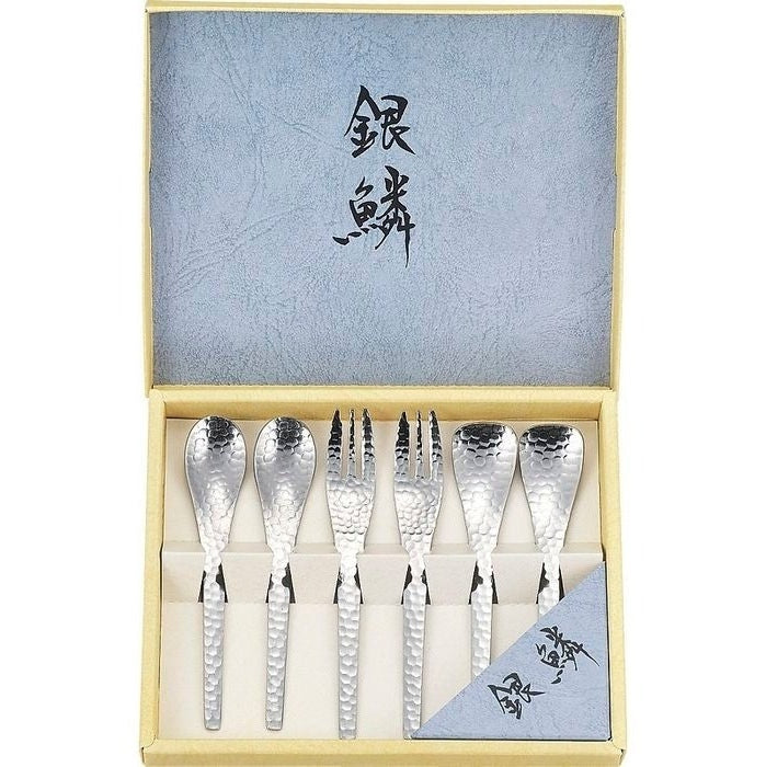 Tamahashi Ginrin Coffee Cake Fork Spoon Set 6P