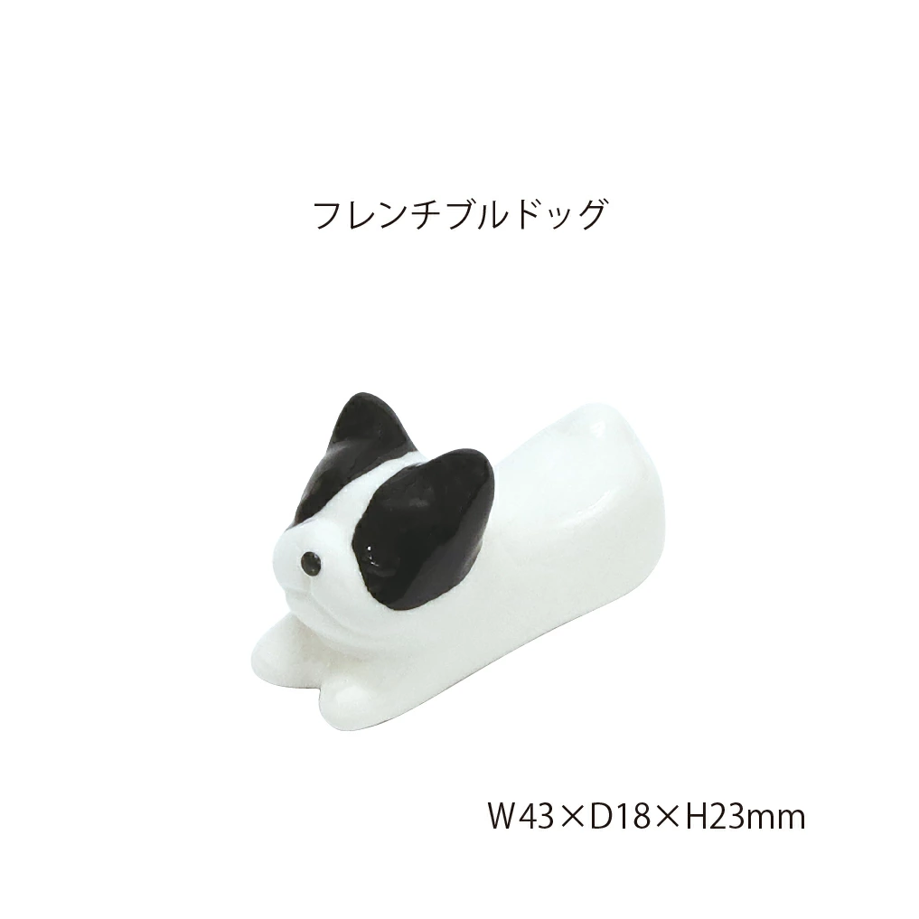 Tanaka Hashiten French Bulldog Chopstick Rest