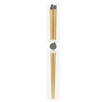 Tanaka Hashiten Nyanmoniyaito Chopsticks 22.5cm - Black Brown Cat