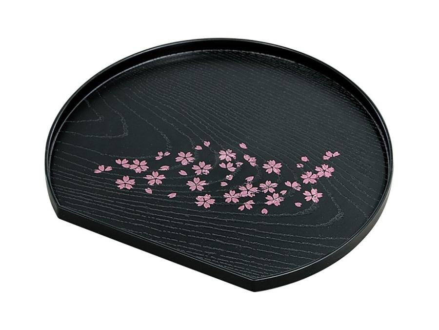 Tanaka Hashiten Sakura Half-Moon Tray