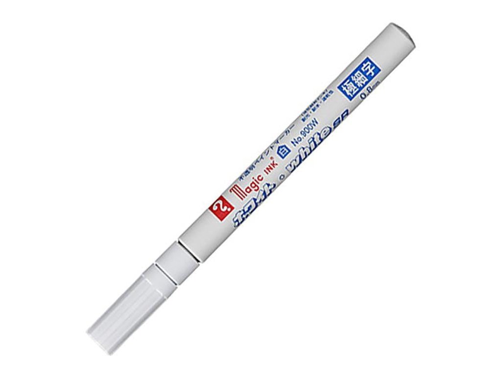 Teranishi Ind. Magic White Extra Fine-Tip Marker Pen 0.8mm