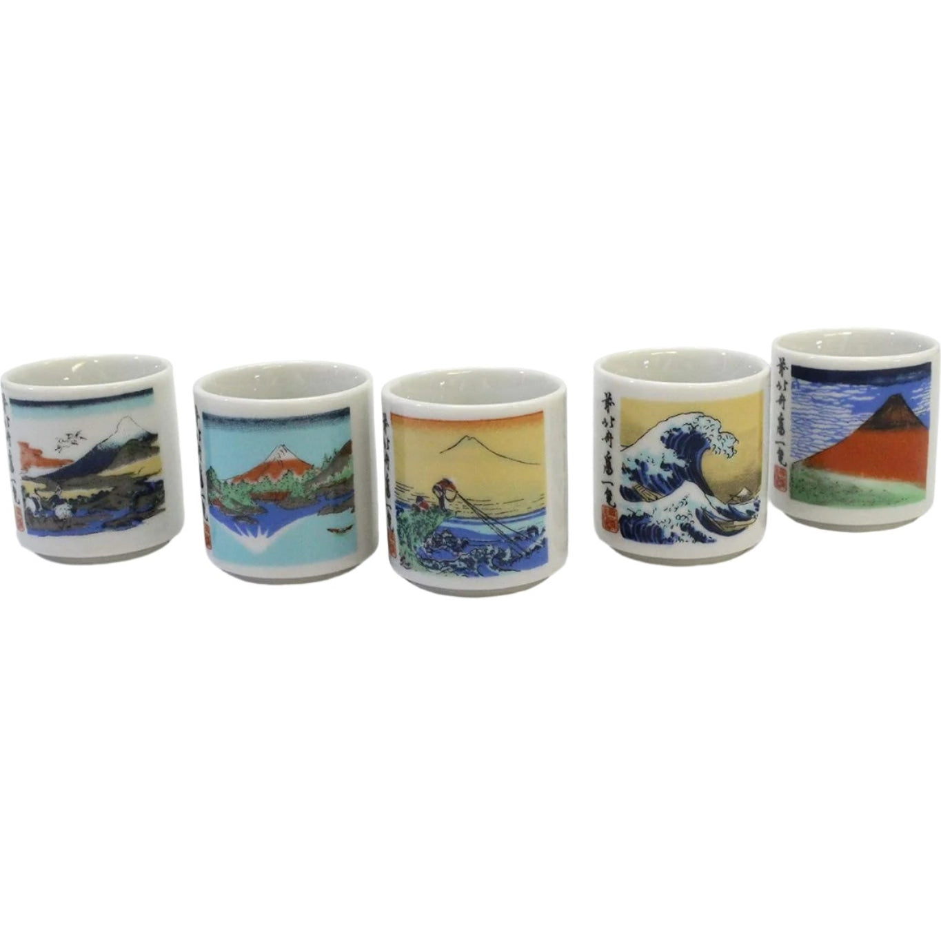 Tokaido Guinomi Sake Cup 5P Set