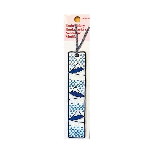 Tokonattsu Mt. Fuji and Waves Japanese Pattern Bookmark