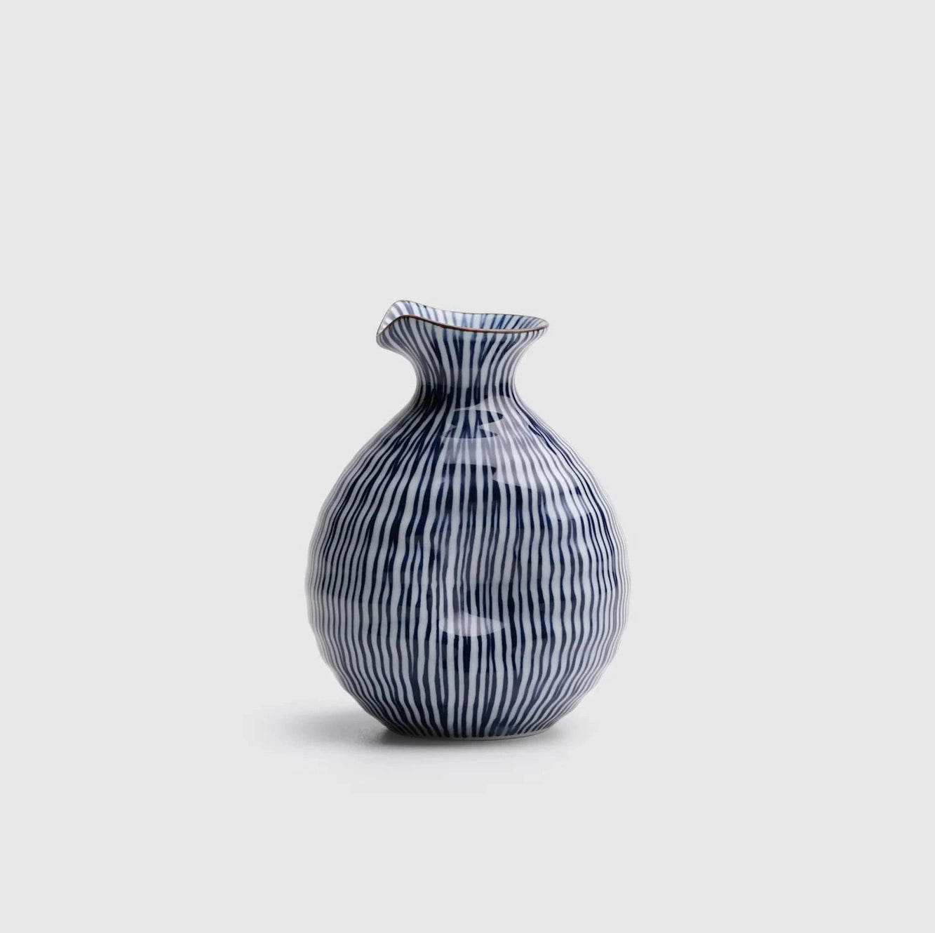 Tokusa Blue Stripe Sake Bottle 200ml