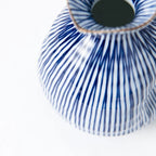 Tokusa Blue Stripe Sake Bottle 200ml