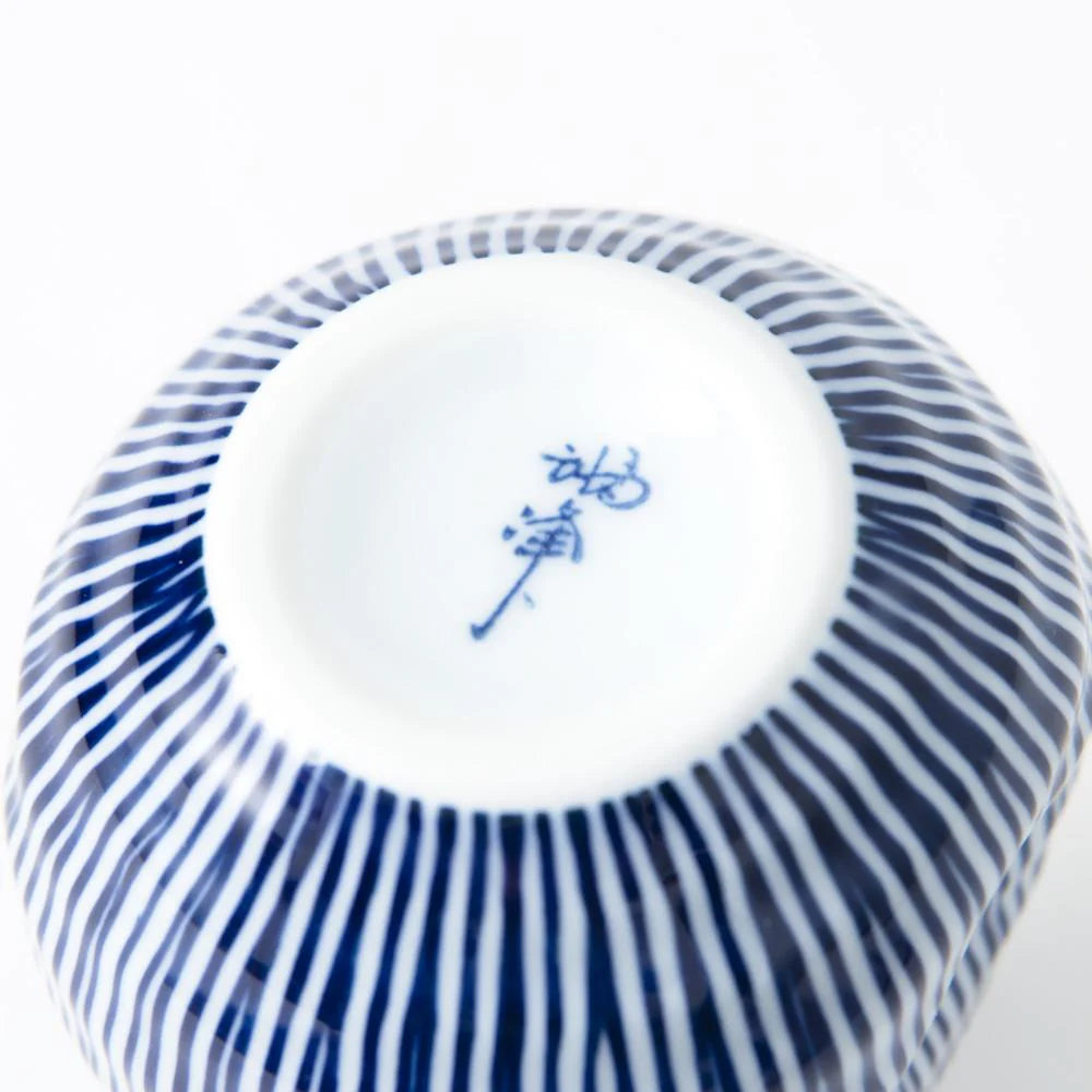 Tokusa Blue Stripe Sake Bottle 200ml