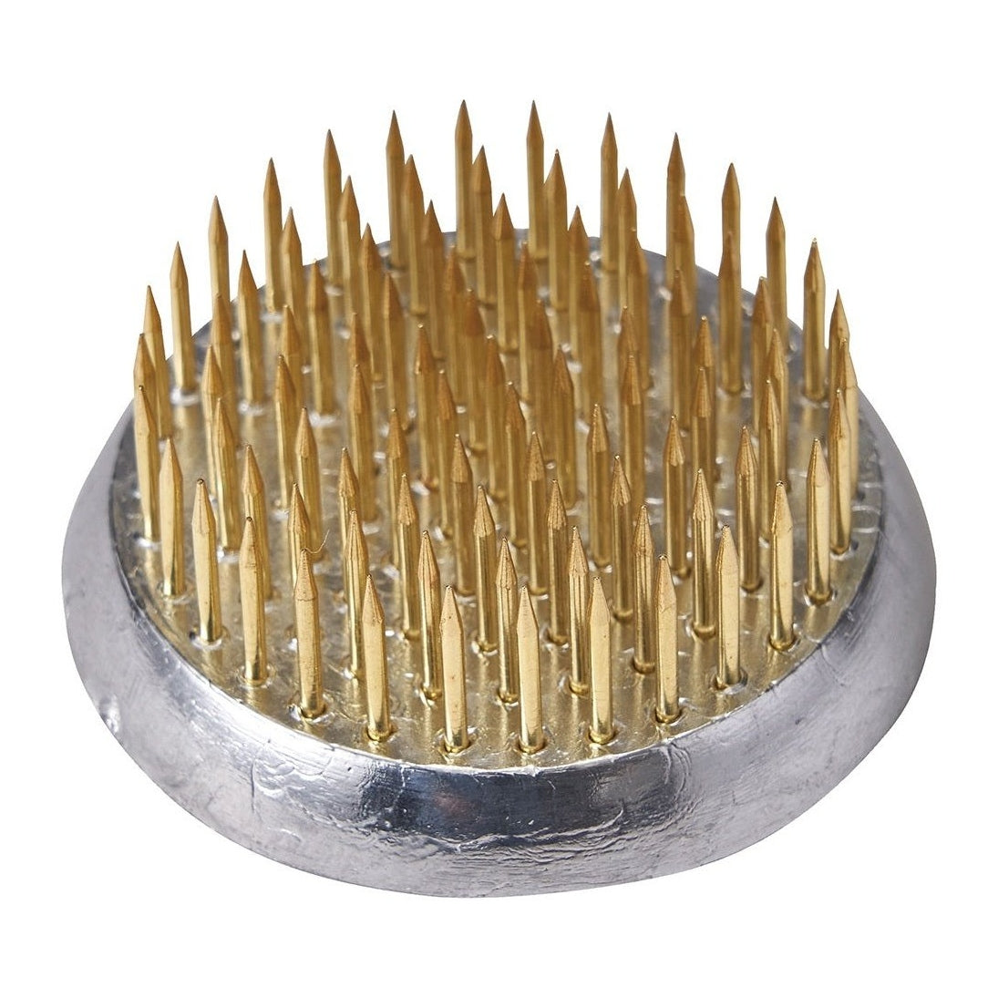 Sato Sangyo Brass Kenzan Flower Pins Small Round Φ4.6