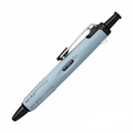 Light blue Tombow AirPress compact ballpoint pen with elastomer grip coating