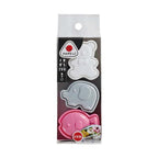Torune Bento Cutter - Bear, Elephant & Fish 3P