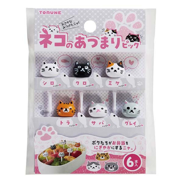 Torune Cats Bento Pick 6P