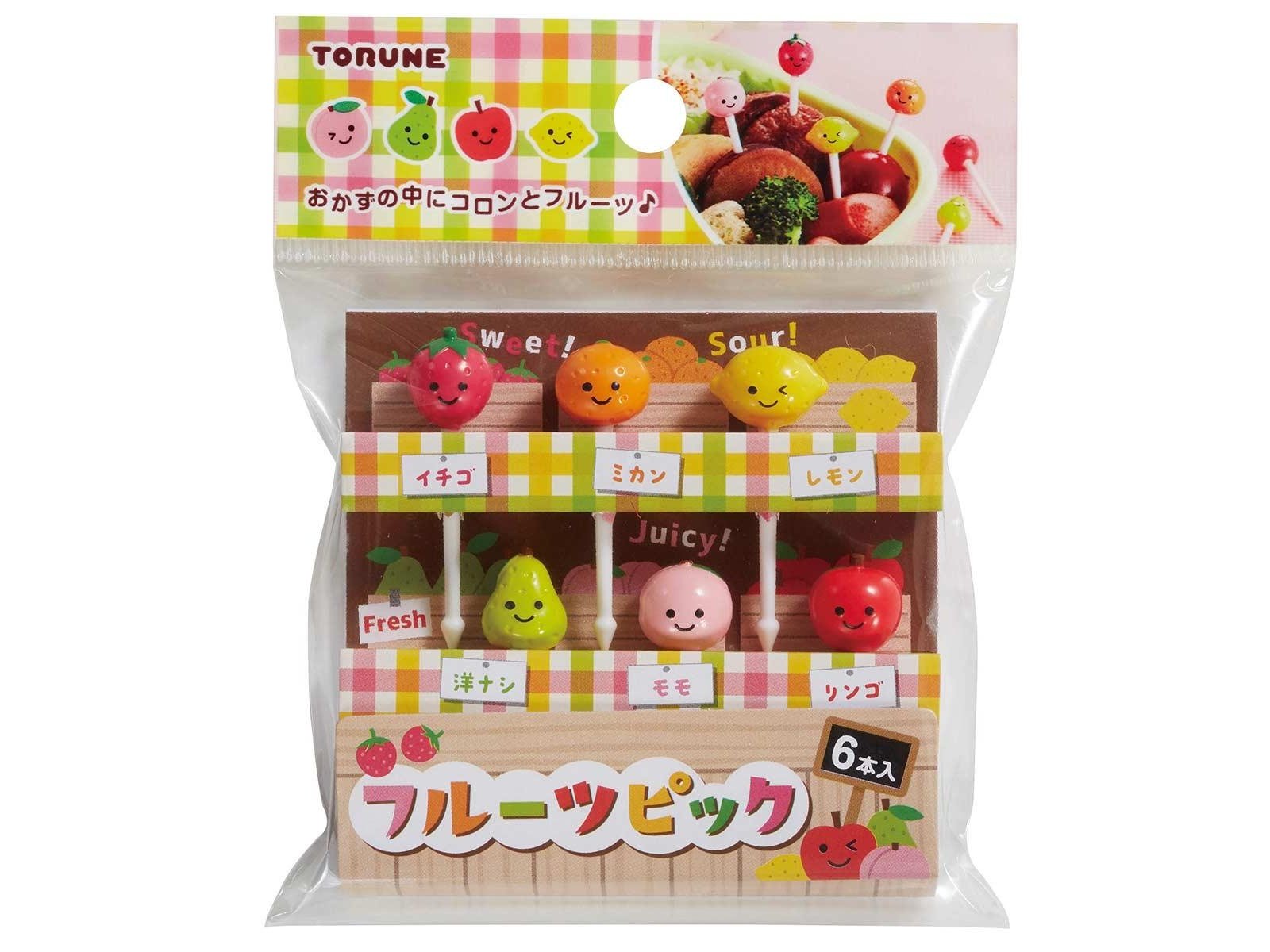 Dinosaur Food Pick Selection Of Cartoon Animal Fruits Mini Bento