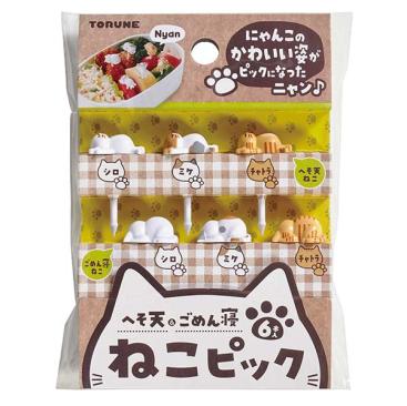 Torune Nyan Neko Cat Pick 6P