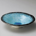 Touga Sky Blue Swirl Plate 17D 4H
