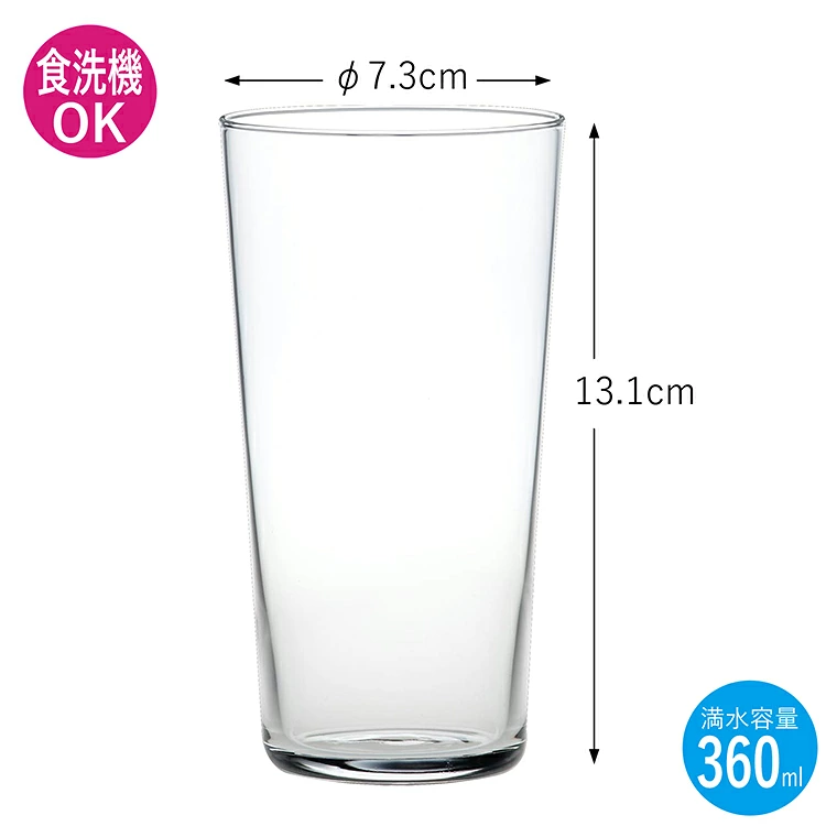 Toyo Sasaki HS Thin Tumbler Set 360ml 2pc
