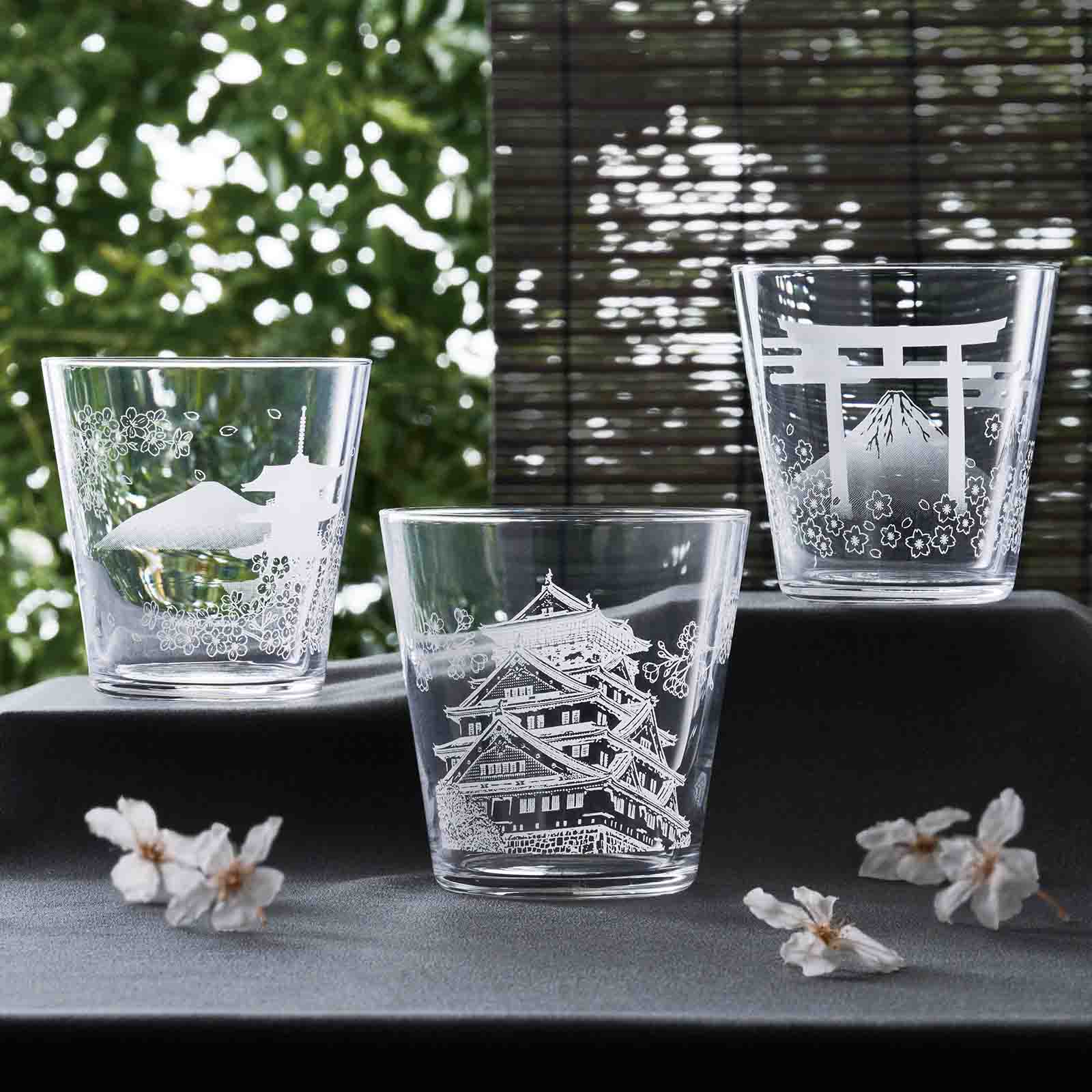 Toyo Sasaki Japanese Whisky Glass - Tori Gate Fuji San