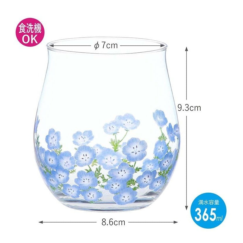 Toyo Sasaki Nemophila Pair Glasses 365ml
