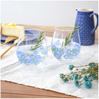 Toyo Sasaki Nemophila Pair Glasses 365ml