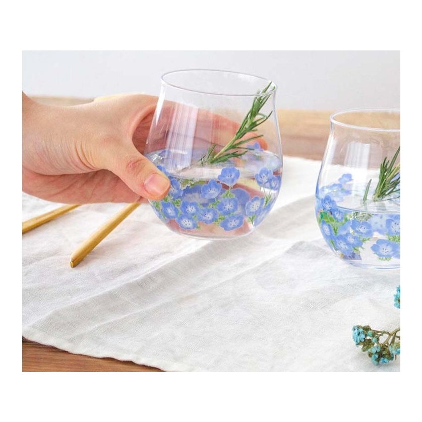 Toyo Sasaki Nemophila Pair Glasses 365ml