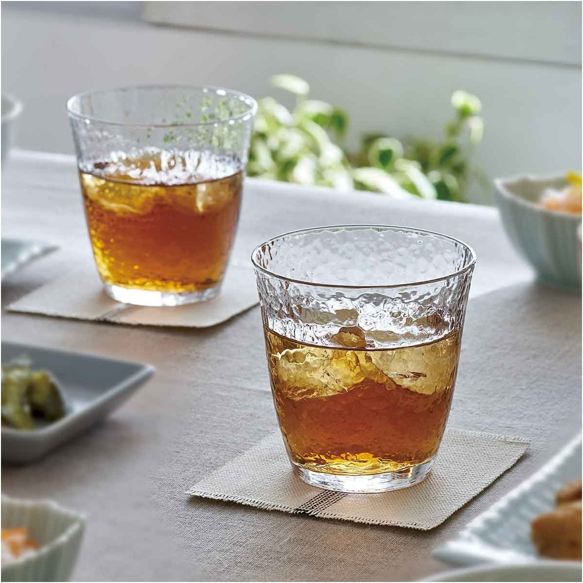 Toyo Sasaki Semi Crystal On the Rocks Whisky Glass 235ml