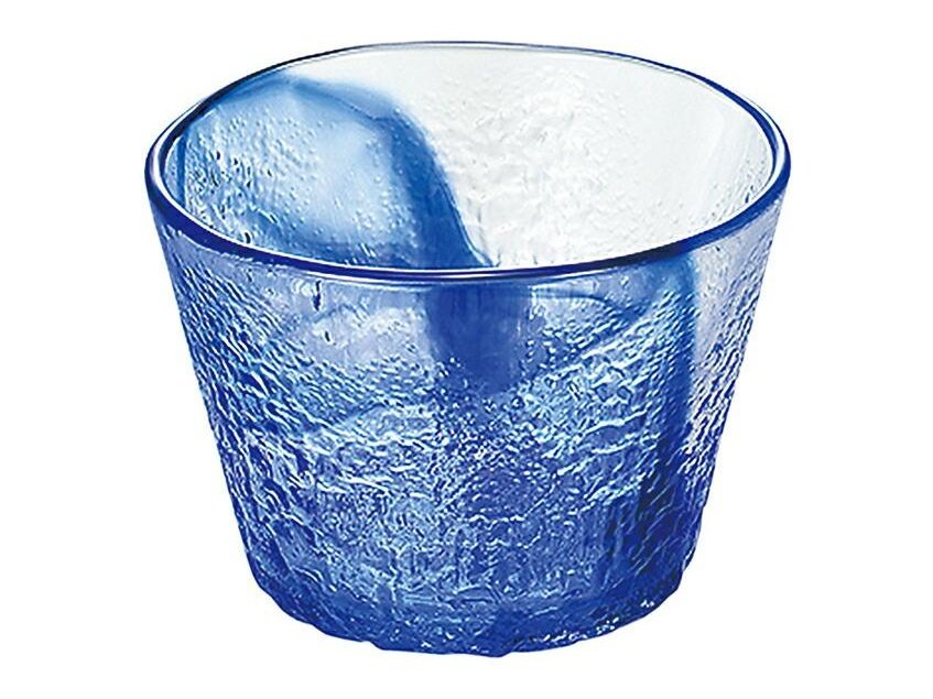 Toyo-Sasaki Ryuso Blue Spiral Glass