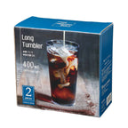 Toyo Sasaki Long Tumbler 400ml 2pc gift box reverse