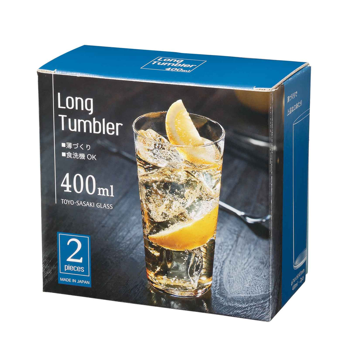 Toyo Sasaki Long Tumbler 400ml 2pc gift box