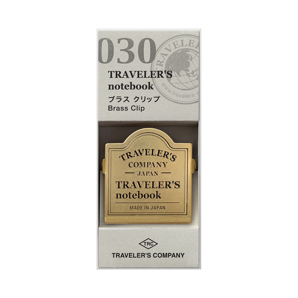 Traveler's Company Brass Clip - TRC logo