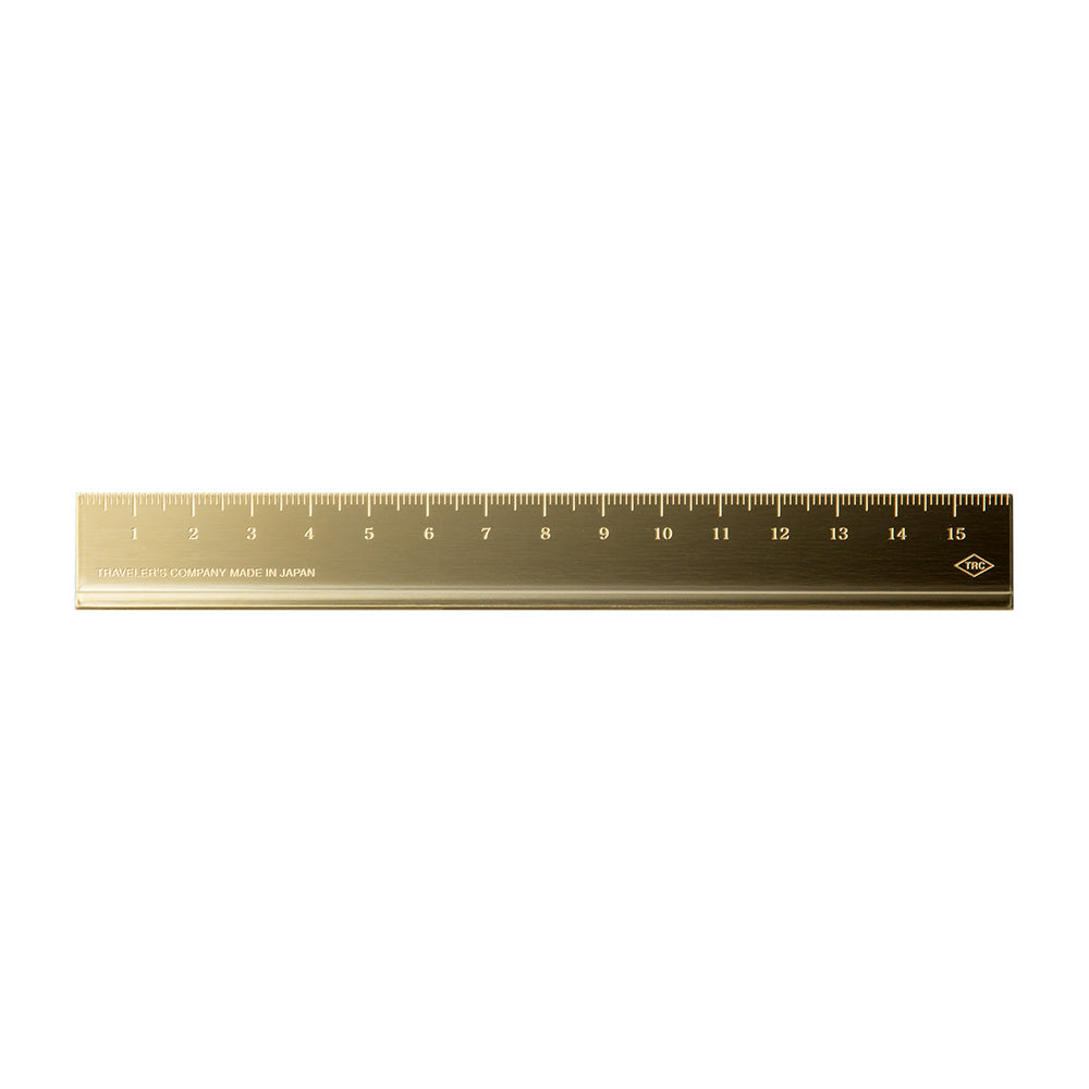 Traveler's Company Brass Ruler 15cm