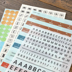 Traveler's Company Customise Sticker Set for 2027 Diary - 6 Sheets