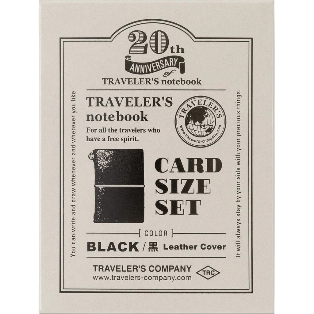 Traveler's Company Notebook Card Size - 20th Anniversary Set