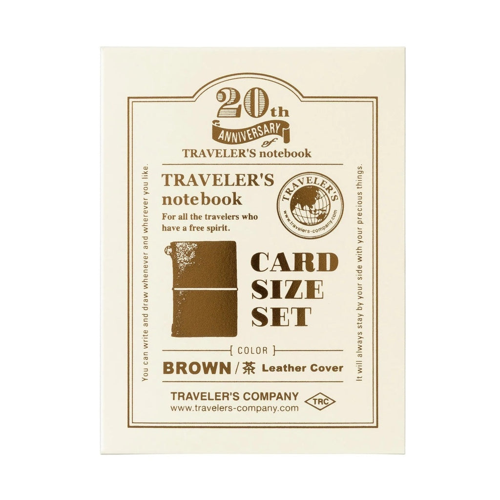 Traveler's Company Notebook Card Size - 20th Anniversary Set