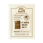 Traveler's Company Notebook Card Size - 20th Anniversary Set