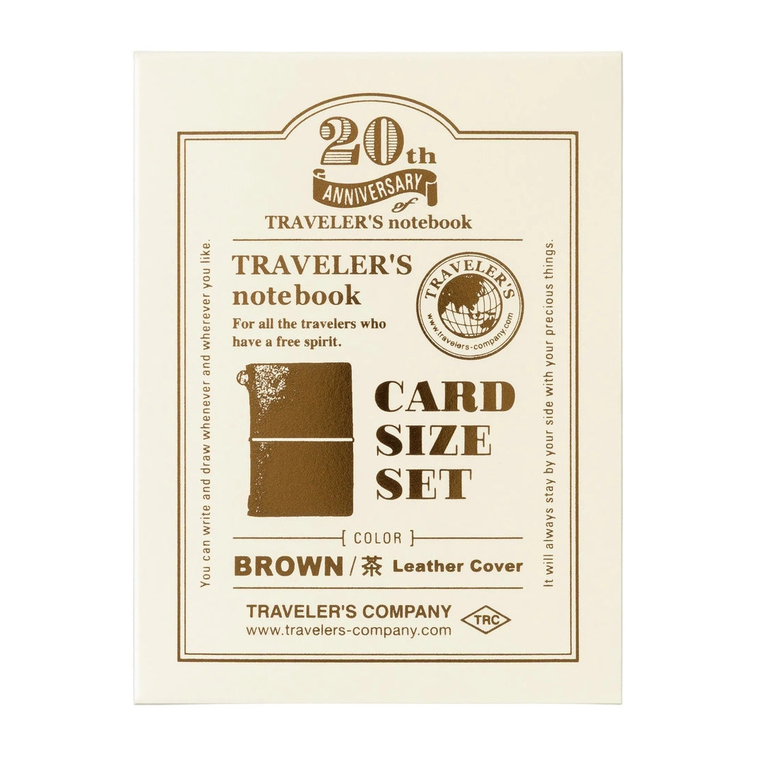 Traveler's Company Notebook Card Size - 20th Anniversary Set