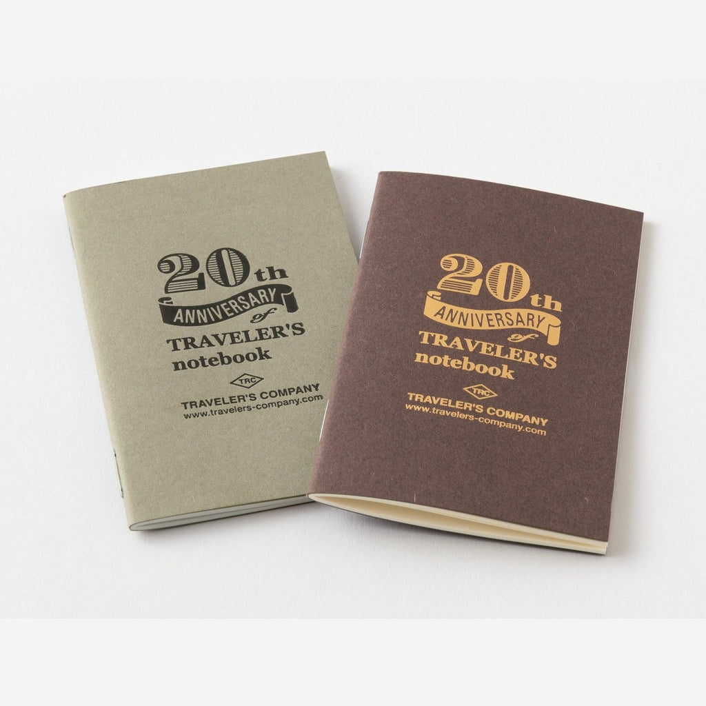 Traveler's Company Notebook Card Size - 20th Anniversary Set