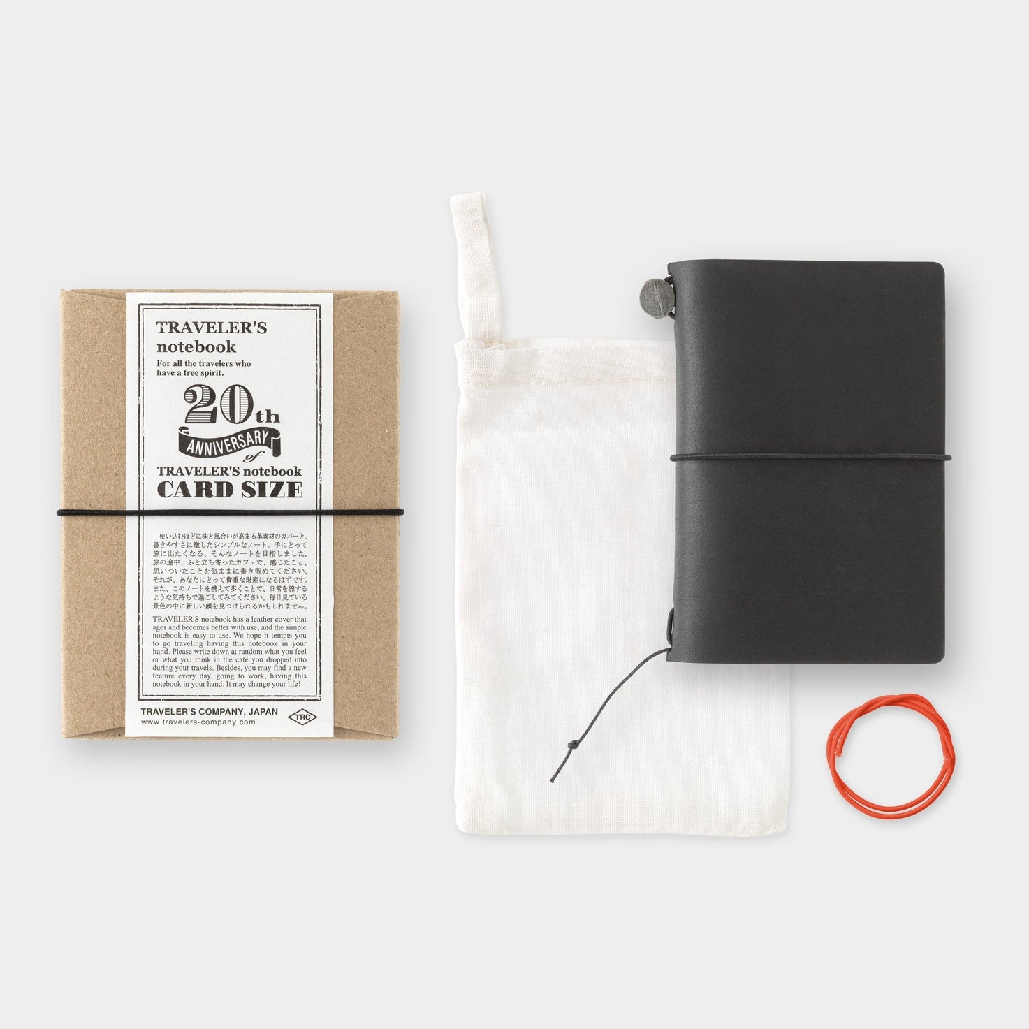 Traveler's Company Notebook Card Size - 20th Anniversary Set