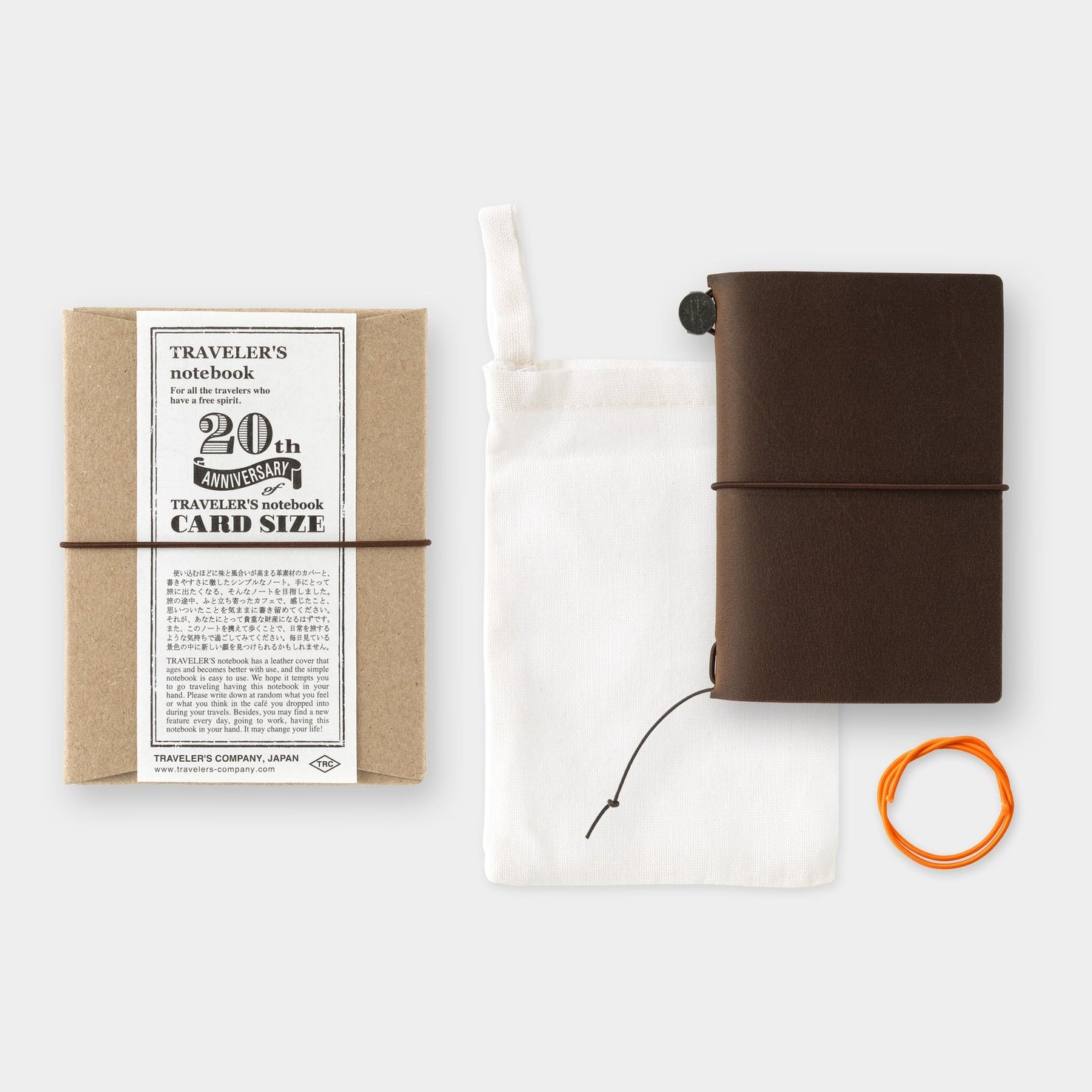 Traveler's Company Notebook Card Size - 20th Anniversary Set