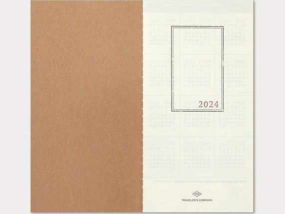 Traveler's Company Notebook Diary 2024 Monthly