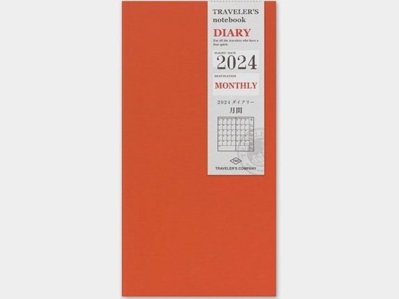 Traveler's Company Notebook Diary 2024 Monthly