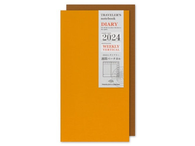 Traveler's Company Notebook Diary 2024 Weekly Vertical