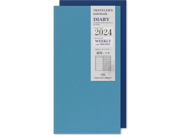 Traveler&#39;s Company Notebook Diary 2024 Weekly and Memo