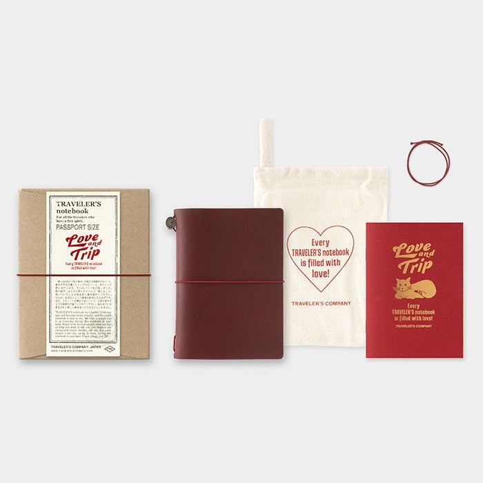 Traveler's Company Notebook - Passport - Love and Trip Limited Edition