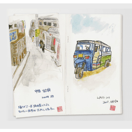 Traveler's Company Regular Notebook Refill 012 Sketch Paper