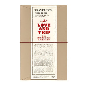 Traveler's Company Notebook - Regular - Love and Trip Limited Edition