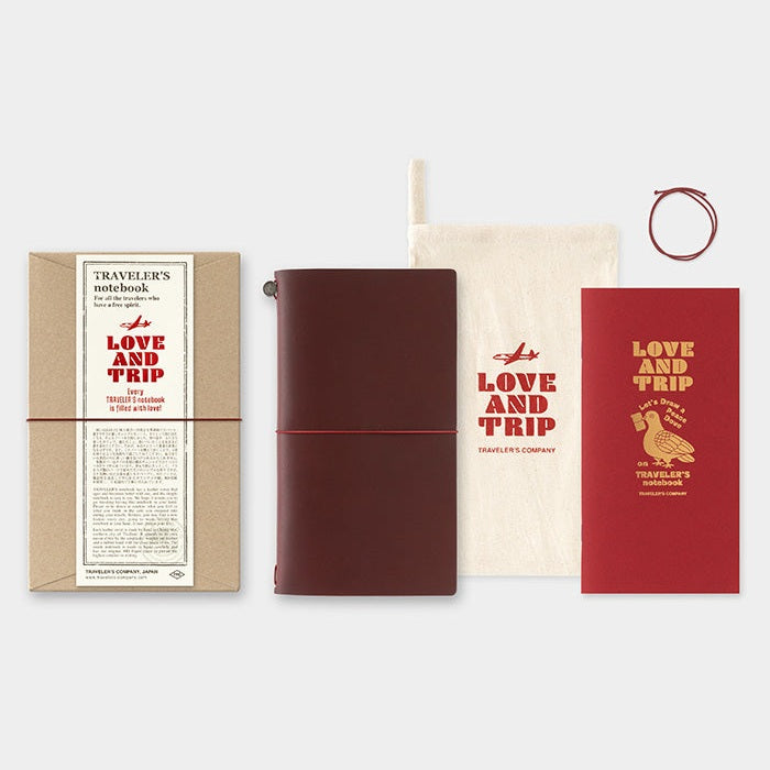 Traveler's Company Notebook - Regular - Love and Trip Limited Edition
