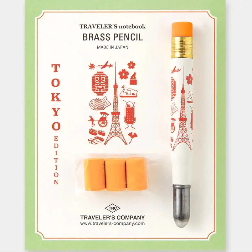 Traveler&#39;s Company Notebook - Traveler&#39;s Town Tokyo Brass Pencil